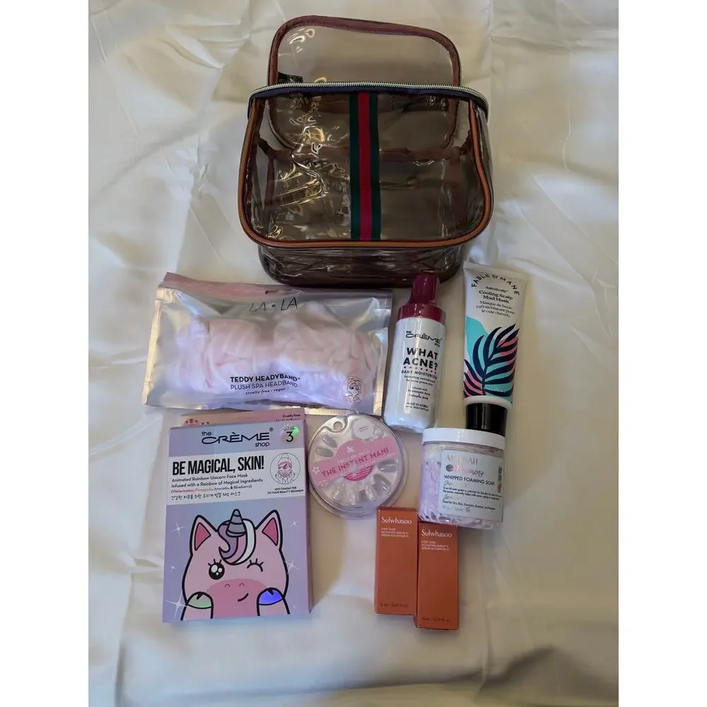 Beauty Bundle-Sulwhasoo, Creme Shop, Fable & Mane, LA LA, Aminnah, & More NWT